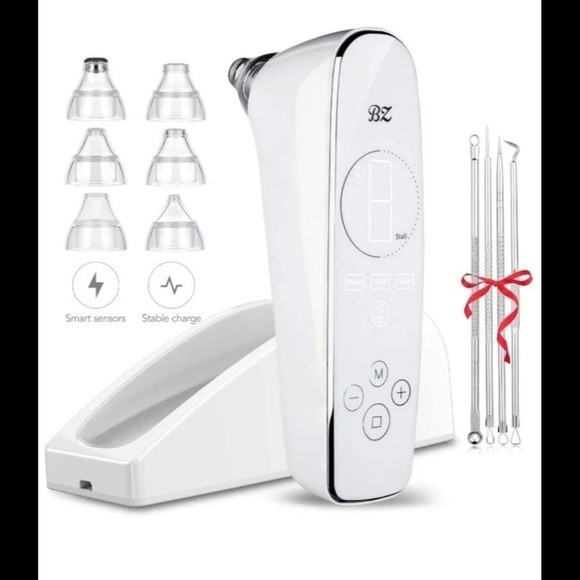 NIB Blackhead Remover 5V Vacuum Portable Blackhead Electric Wireless Recharge - Picture 1 of 8